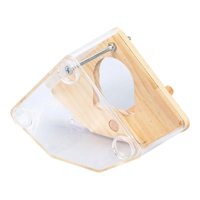Transparent Bird Nest Breeding Box Cage Arakeet Nesting Box Acrylic Parrot Breeding House Bird Hanging Nest Birdcage Accessories - Slobuy