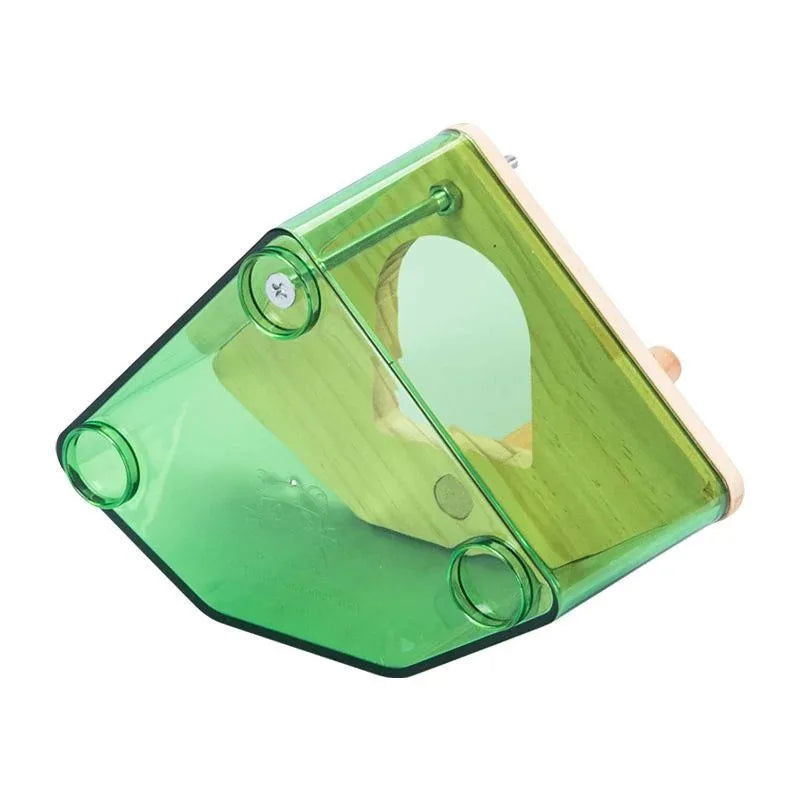 Transparent Bird Nest Breeding Box Cage Arakeet Nesting Box Acrylic Parrot Breeding House Bird Hanging Nest Birdcage Accessories - Slobuy