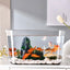 Transparent Explosion-proof Plastic Fish Tank Fall Prevention PET Desktop Goldfish Bowl Small Ecological Water Tank - Slobuy