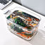 Transparent Explosion-proof Plastic Fish Tank Fall Prevention PET Desktop Goldfish Bowl Small Ecological Water Tank - Slobuy