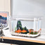 Transparent Explosion-proof Plastic Fish Tank Fall Prevention PET Desktop Goldfish Bowl Small Ecological Water Tank - Slobuy