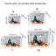 Transparent Explosion-proof Plastic Fish Tank Fall Prevention PET Desktop Goldfish Bowl Small Ecological Water Tank - Slobuy