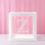 Transparent Letter Baby Shower Box Birthday Wedding Custom Name Balloon Box 1st Birthday Party Decor Kids Baby Shower Girl Boy - Slobuy