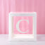 Transparent Letter Baby Shower Box Birthday Wedding Custom Name Balloon Box 1st Birthday Party Decor Kids Baby Shower Girl Boy - Slobuy