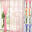 Transparent Window Gauze Solid Color Wedding Glass Gauze Household Products Light Luxury Style Easy To Install Curtains - Slobuy