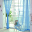 Transparent Window Gauze Solid Color Wedding Glass Gauze Household Products Light Luxury Style Easy To Install Curtains - Slobuy