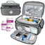 Travel First Aid Kit Bag for Home Medical Carry Bag Multifunctional Storage Organizer Layered Medicine Boxes Medicine Cabinet - Slobuy
