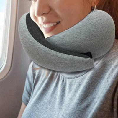 Travel Neck Pillow Travel Neck Cushion Durable U-Shaped Travel Pillow Portable U-Shaped Pillow Undeformable Airplan - Slobuy