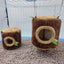 Tree Stump Shape Warm Hamster Hammock Winter Mole Tunnel Small Animal Hanging Bed Hamster Nest Pet Cage Household Supplies - Slobuy