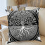 Tree of Life Cushion Cover Plant Floral Pillow Sun Moon    Pattern   Modern Sa Décor - Slobuy