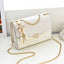 Trendy Fashion Ladies Crossbody Small Square Bag Girls Shoulder Bag Cross Square Tassel Pendant Sequin Embellished PU Polyester - Slobuy