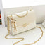 Trendy Fashion Ladies Crossbody Small Square Bag Girls Shoulder Bag Cross Square Tassel Pendant Sequin Embellished PU Polyester - Slobuy