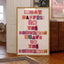 Trendy Preppy Girly Pink Bathroom Maximalist Funky Funny Quotes Wall Art Canvas Painting Posters Bathroom Room Home Decor - Slobuy