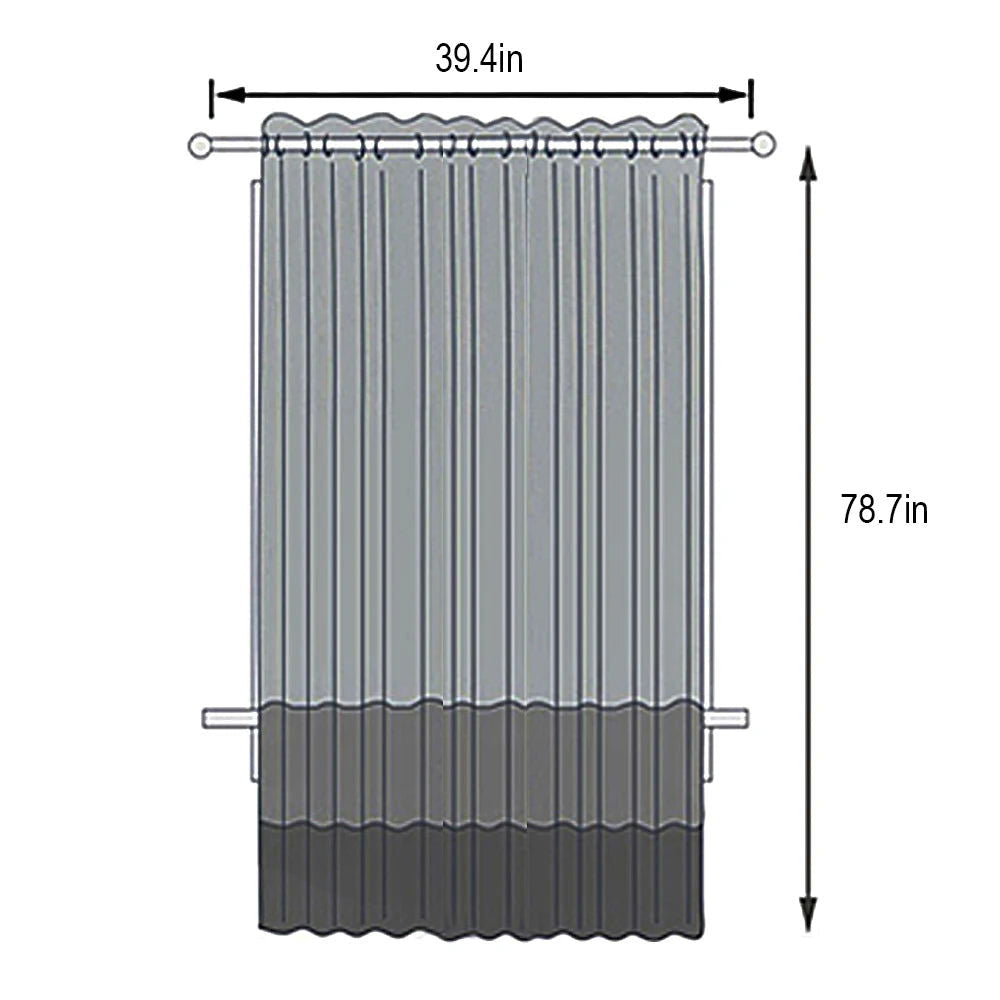 Tulle Blackout Curtains Hollow Star Modern Style Living Room Bedroom Chiffon Window Voiles Tulle Blinds Finished Drapes Kitchen - Slobuy