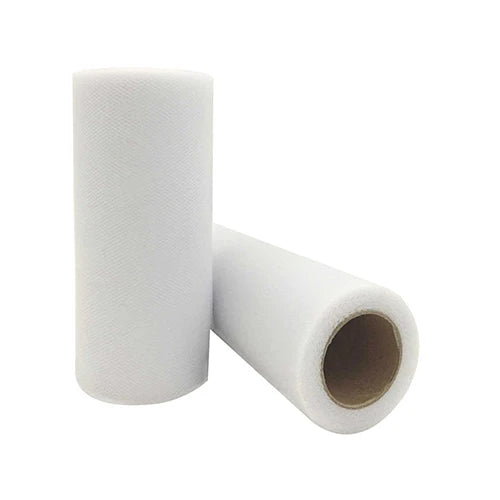 Tulle Roll Spool 25 Yards 15cm White Organza Roll Red Blue Tulle Organza Fabric Tutu Skirt Girl Baby Shower Decor Party Supplies - Slobuy
