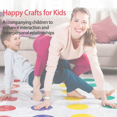 Twist Game Funny Kid Family Body Twist Move Mat Board Game Party Fun Board Games Party Game Family Game - Slobuy