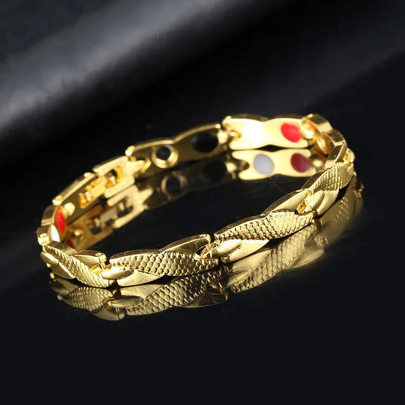 Twisted Dragon Slimming Magnetic Therapy Couple Bracelet Detachable Women Men Bangle Therapy Bracelet Health Care Jewelry - Slobuy