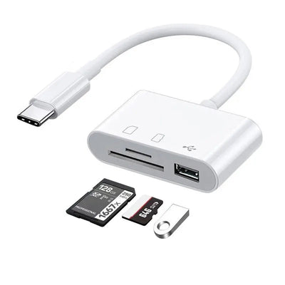 Type C Adapter TF CF SD Memory Card Reader OTG Writer Compact Flash USB-C for IPad Pro Huawei Macbook Samsung Xiaomi Cardreader - Slobuy