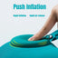 U-Shaped Inflatable Travel Pillow Portable Air Neck Support Cushion Comfortable Sleeping Press to inflate pillow - Slobuy