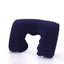 U-shaped Travel Pillow Car Air Flight Office Inflatable Neck Pillow Short Plush Cover PVC Support Headrest Soft Nursing Cushion - Slobuy