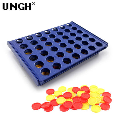 UNGH Four In A Row Bingo Chess Connect Classic Family Board Game Toys Fun Educational Toy for Kids Children Entertainment Game - Slobuy