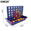 UNGH Four In A Row Bingo Chess Connect Classic Family Board Game Toys Fun Educational Toy for Kids Children Entertainment Game - Slobuy