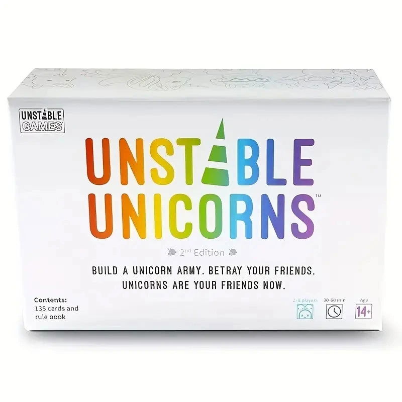 UNICORNS BOARD CARD Game - Slobuy