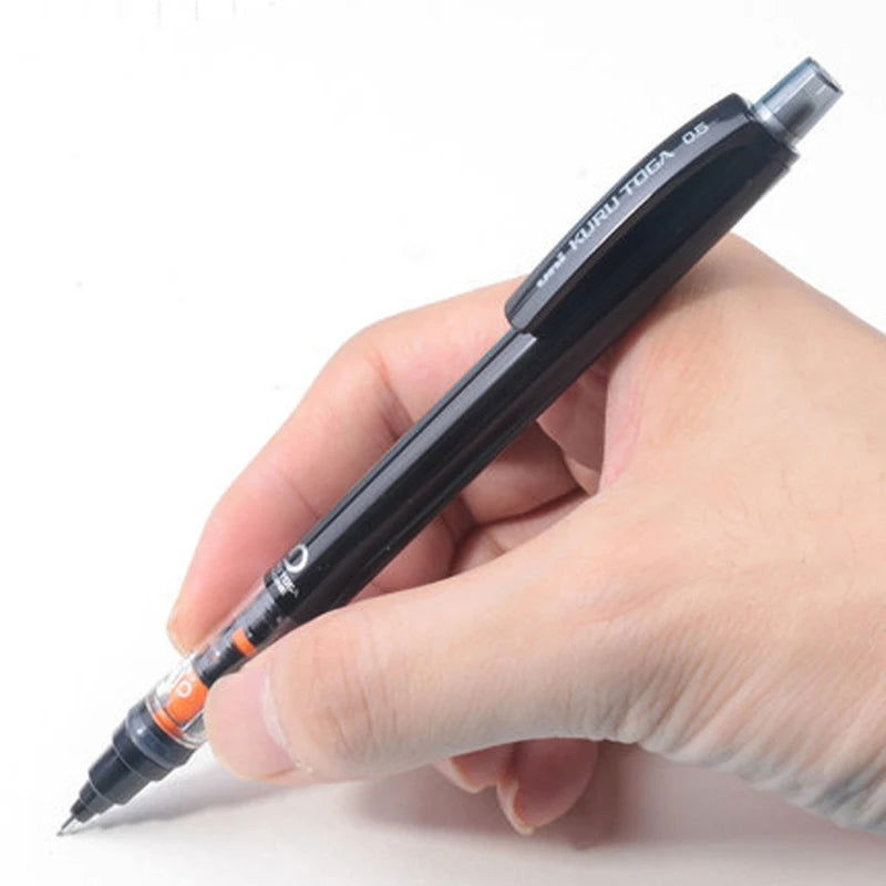UNI Kuru Toga  Mechanical Pencil M5-452 Drawing Pencil 0.5mm Low Center of Gravity Automatic Rotation School Supplies Stationery - Slobuy