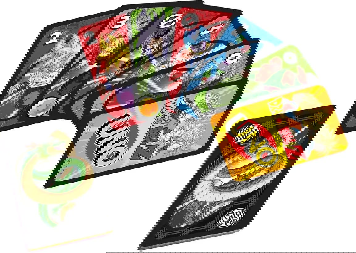 UNO Dragon Ball Z Matching Card Game SHOWEM NO MERCY Multiplayer Family Party Boardgame Funny Friends Entertainment Poker - Slobuy