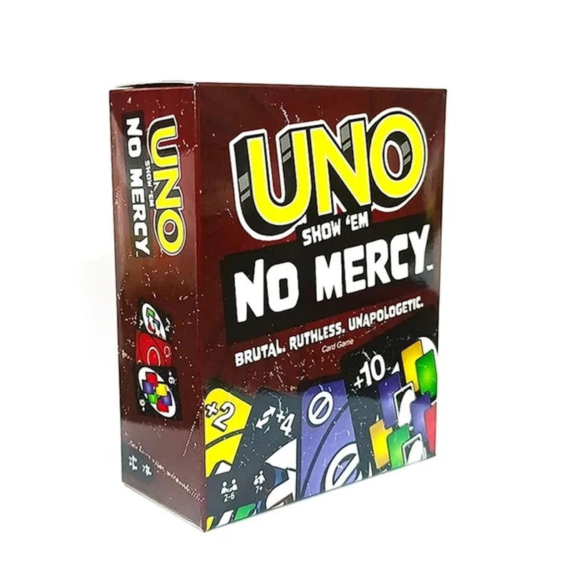 UNO Dragon Ball Z Matching Card Game SHOWEM NO MERCY Multiplayer Family Party Boardgame Funny Friends Entertainment Poker - Slobuy