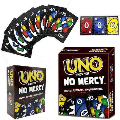 UNO FLIP Games Family Funny Entertainment Board Game Fun Playing Cards Kids Toys Children birthday unos Gift - Slobuy