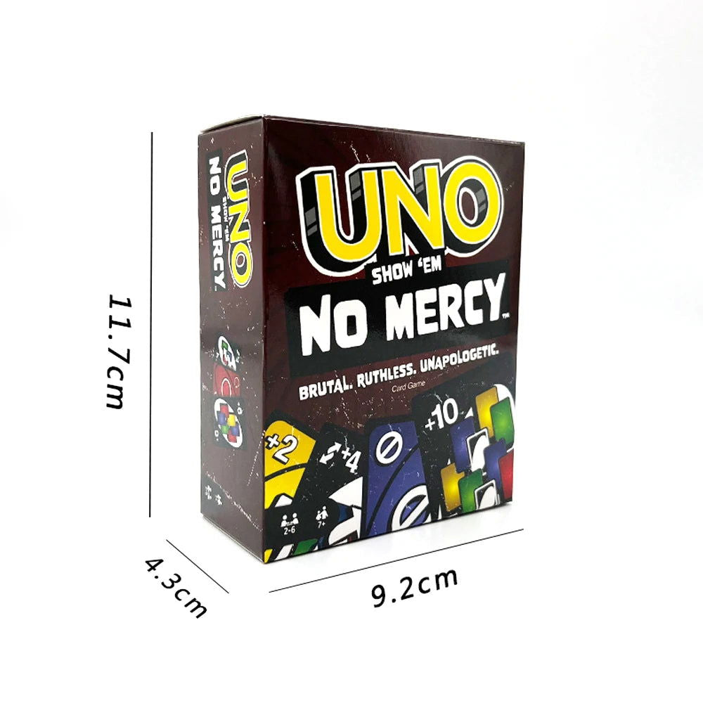 UNO FLIP Games Family Funny Entertainment Board Game Fun Playing Cards Kids Toys Children birthday unos Gift - Slobuy
