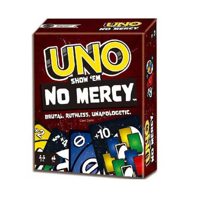 UNO FLIP! SHOWEM NO MERCY Family Funny Entertainment Board Game Fun Playing Cards Gift Box Uno Card Game - Slobuy