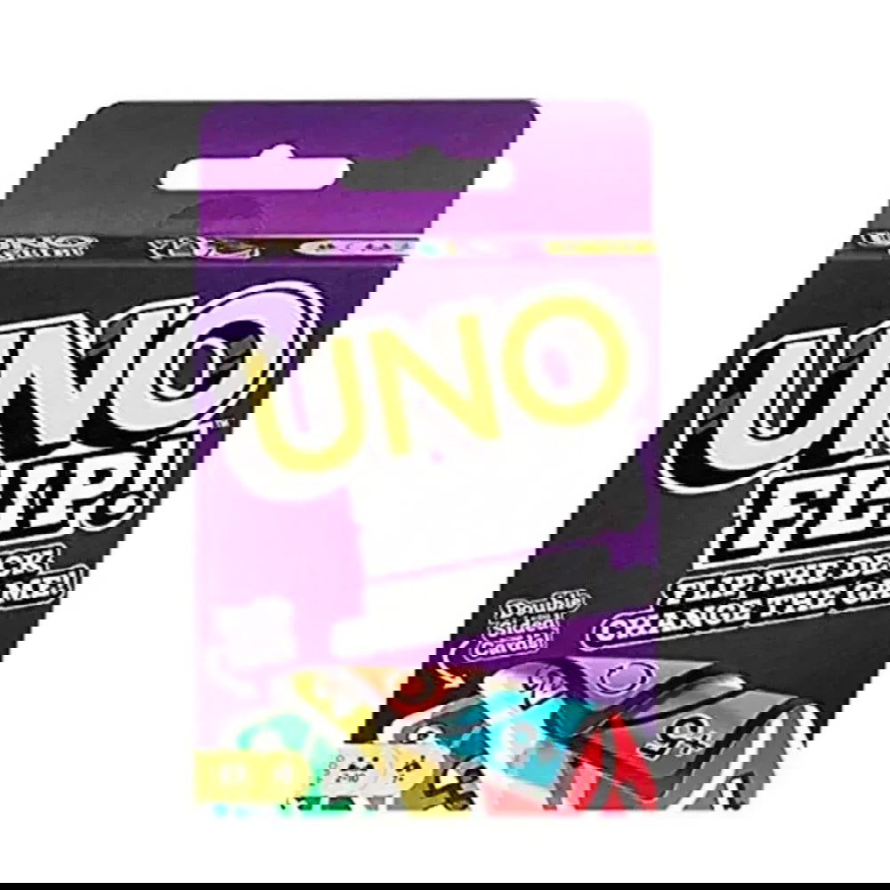 UNO FLIP! SHOWEM NO MERCY Family Funny Entertainment Board Game Fun Playing Cards Gift Box Uno Card Game - Slobuy