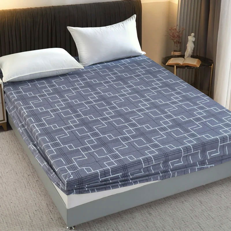 UPzo Cartoon 100% Waterproof Bed Fitted Sheet  Adjustable Mattress Covers 4 Corners With Elastic Band Multi Size Bed Sheet - Slobuy