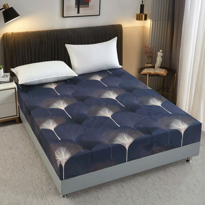 UPzo Cartoon 100% Waterproof Bed Fitted Sheet  Adjustable Mattress Covers 4 Corners With Elastic Band Multi Size Bed Sheet - Slobuy