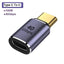 USB4.0 40Gbps Adapter USB C Male To Female 90 Degree 100W Fast Charging Data Converter for Laptop Tablet Phone Accessories - Slobuy