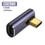 USB4.0 40Gbps Adapter USB C Male To Female 90 Degree 100W Fast Charging Data Converter for Laptop Tablet Phone Accessories - Slobuy