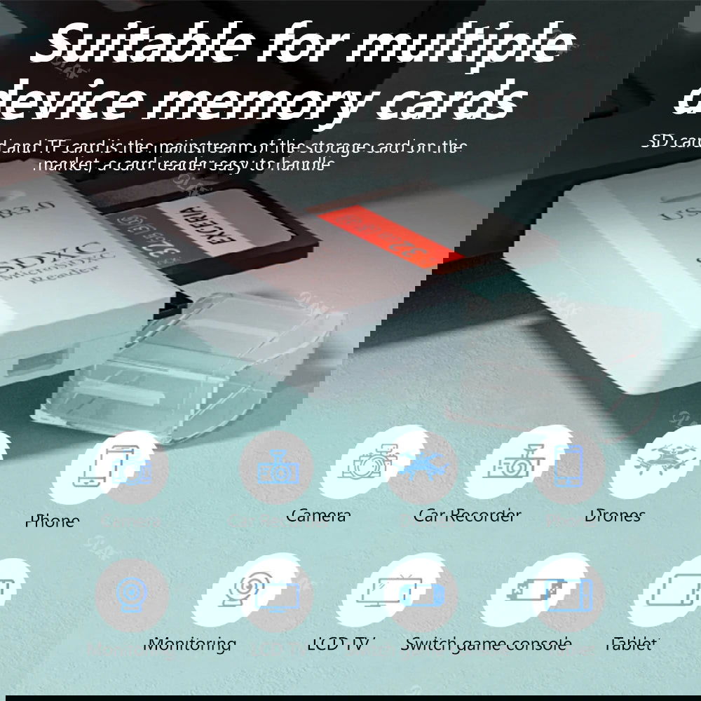 USB 3.0 Card Reader Micro SD TF Memory Card Reading Adapter High Speed 2 IN 1 Card Reader For Phone PC Laptop Accessories U disk - Slobuy