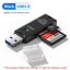 USB 3.0 Card Reader Micro SD TF Memory Card Reading Adapter High Speed 2 IN 1 Card Reader For Phone PC Laptop Accessories U disk - Slobuy