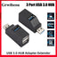 USB 3.0 Hub Portable 3 Ports Fast Data Transfer USB Splitter for Computer Laptop Docking Station 2.0 Hub Adapter PC Accessories - Slobuy