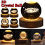USB LED night light, Galaxy Crystal Ball lamp, 3D planet moon lamp, home decoration - Slobuy