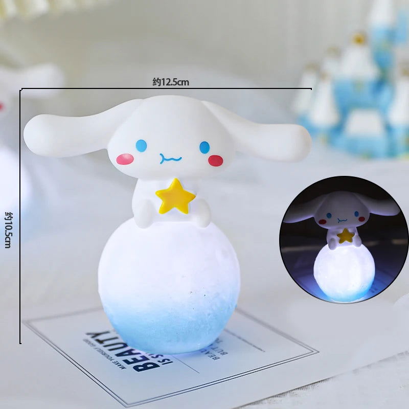 USB LED night light, Galaxy Crystal Ball lamp, 3D planet moon lamp, home decoration - Slobuy