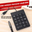 USB Numeric Keypad Wire Numpad Digital 19 Key Mini Keyboard For PC Laptop Notebook Tablets Accounting Number Pad Bank Stocks - Slobuy