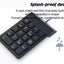 USB Numeric Keypad Wire Numpad Digital 19 Key Mini Keyboard For PC Laptop Notebook Tablets Accounting Number Pad Bank Stocks - Slobuy