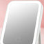 USB Portable Compact LED Vanity Mirror with Touch Screen Dimming Makeup Mirror - Slobuy