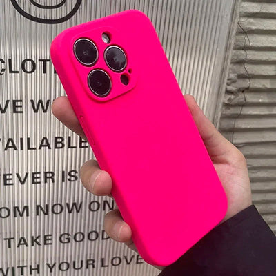 UTOPER Original Square Liquid Silicone Phone Case For iPhone 15 11 12 13 14 Pro Max XS XR X 7 8 Plus Shockproof Protection Cover - Slobuy