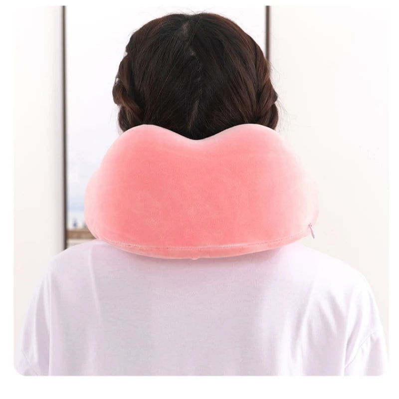 U Shaped Memory Foam Neck Pillows Soft Travel Pillow Massage Neck Pillow Sleeping Airplane Pillow Cervical Healthcare Bedding - Slobuy