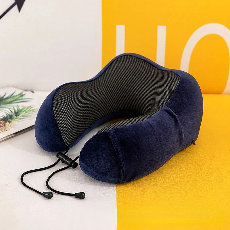 U Shaped Memory Foam Neck Pillows Soft Travel Pillow Massage Neck Pillow Sleeping Airplane Pillow Cervical Healthcare Bedding - Slobuy