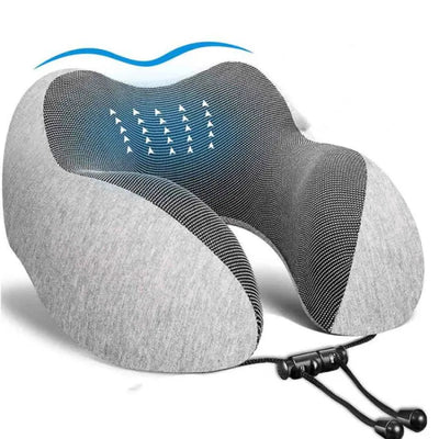 U Shaped Memory Foam Neck Pillows Soft Travel Pillow Massage Neck Pillow Sleeping Airplane Pillow Cervical Healthcare Bedding - Slobuy